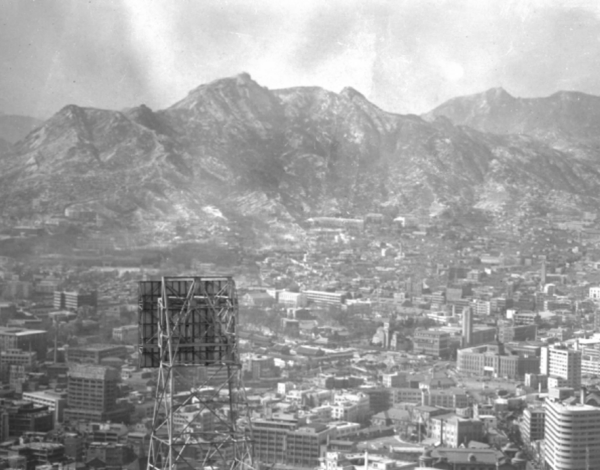 1966년 서울 시가지 전경