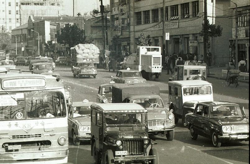 1967년 10월 서울시내 교통현황