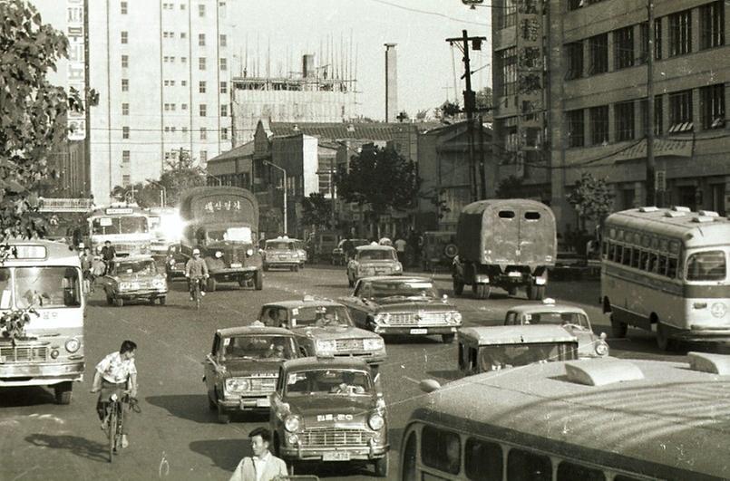 1967년 10월 서울시내 교통현황