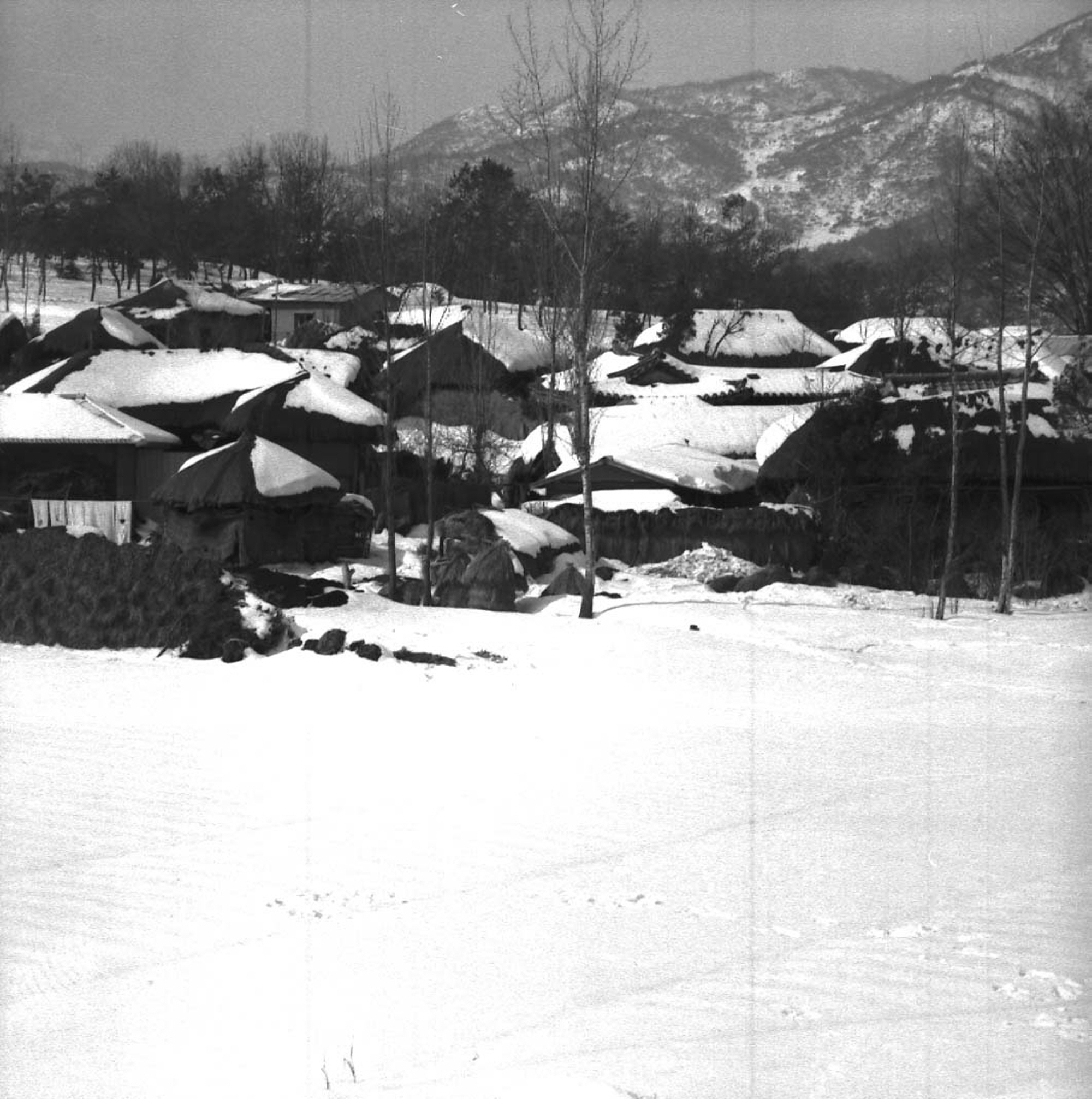 경부고속도로 착공 전 인접지역 전경