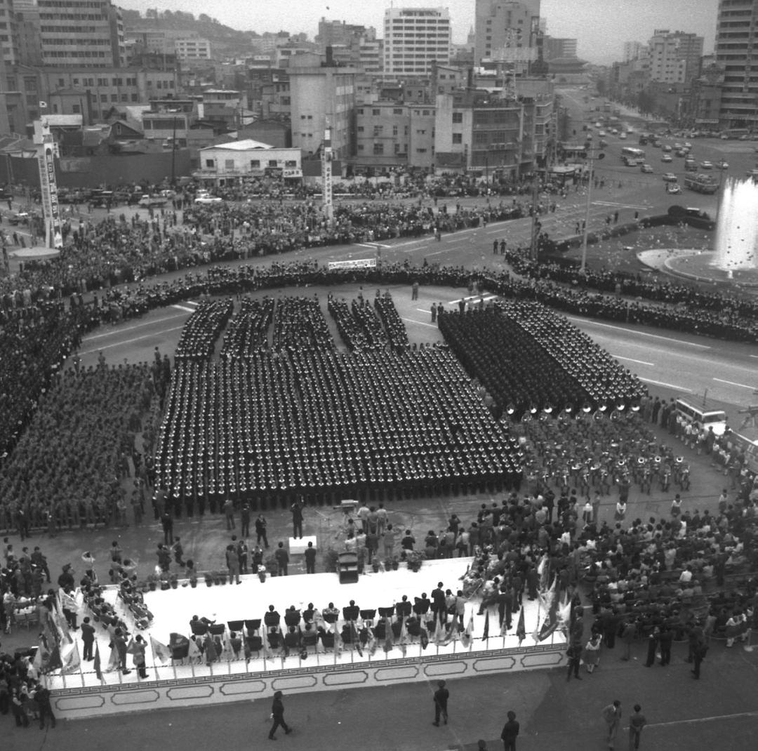 여자 탁구선수단 환영식