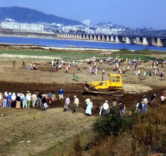 구자춘 서울시장, 취로사업 현장 시찰