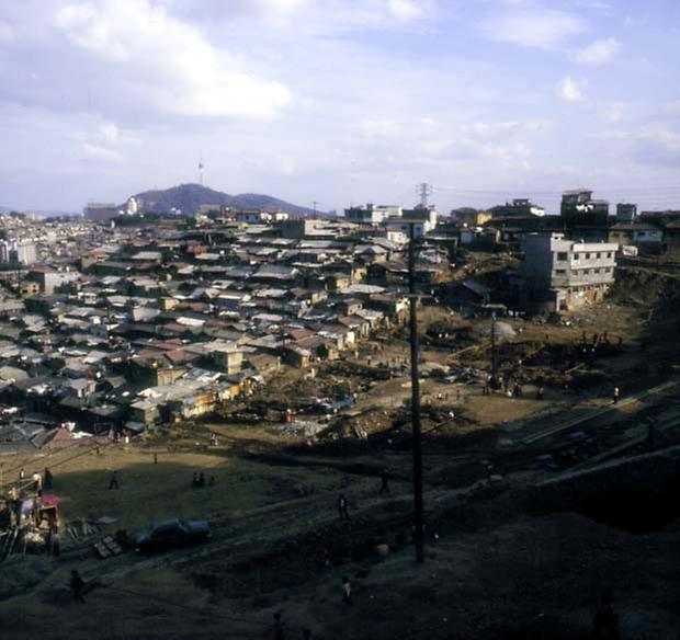 인왕산 주변 고지대 마을