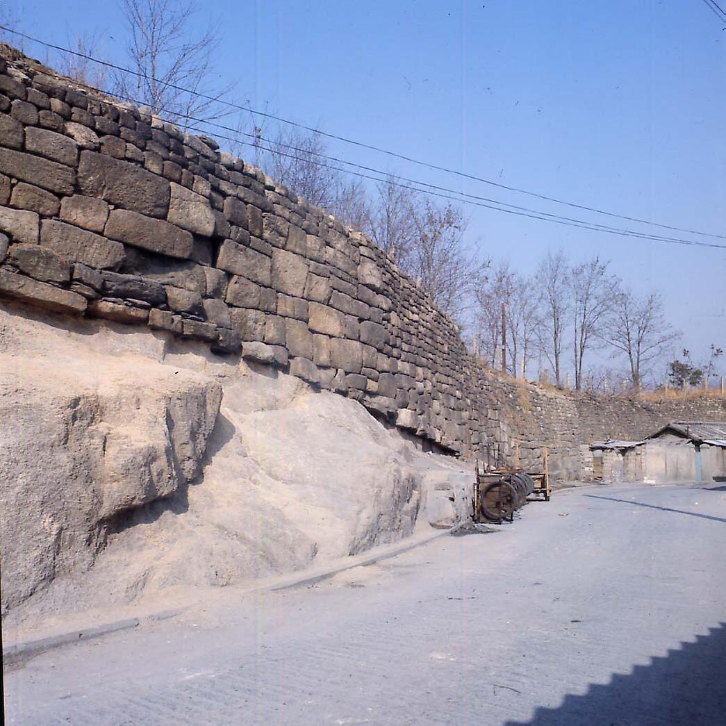 서울 성곽 공사전 모습