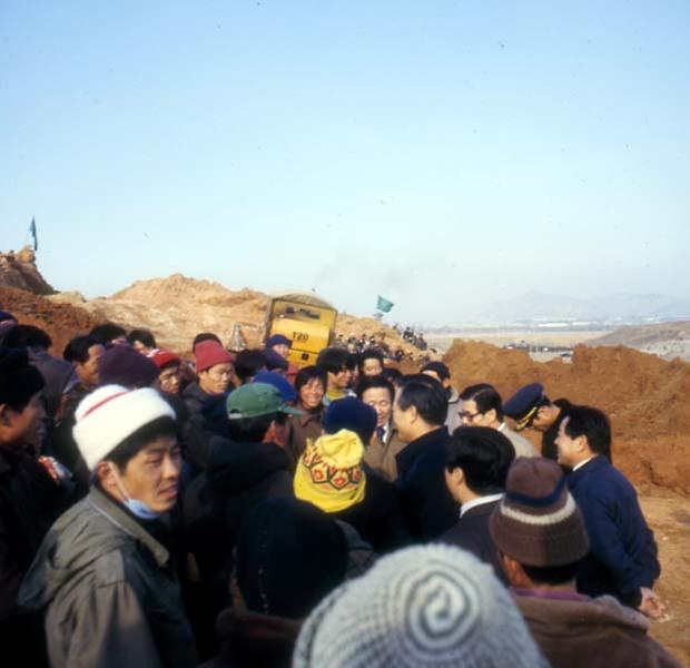 구자춘 서울시장, 취로사업 현장 시찰