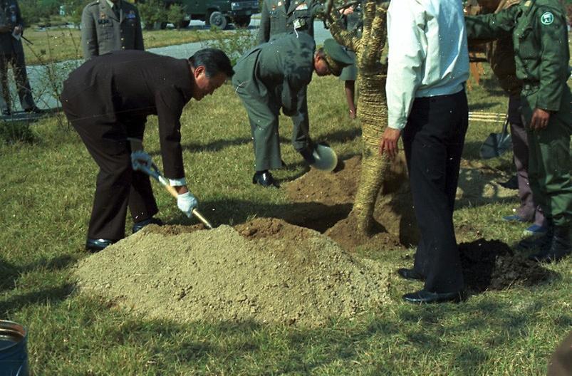 서울시장 육군사관학교 방문기념 식수