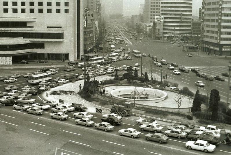 서울시청 앞 도로