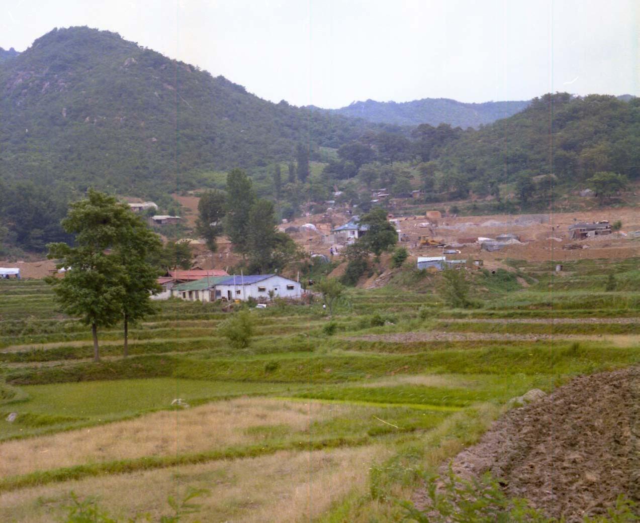 취락 구조 개선 사업 시범마을 기공식