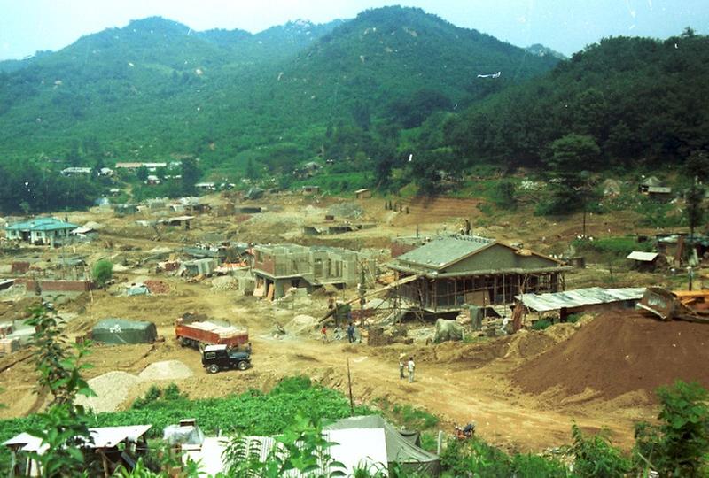 취락 구조 개선 사업 시범마을 기공식