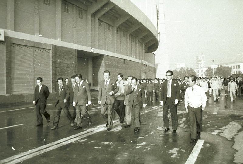 서울 운동장 동쪽 도로 개설공사 준공식