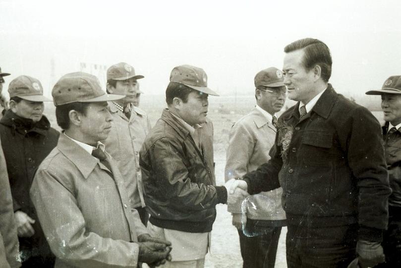 고척교-철도교간 제방축조 공사 기공식