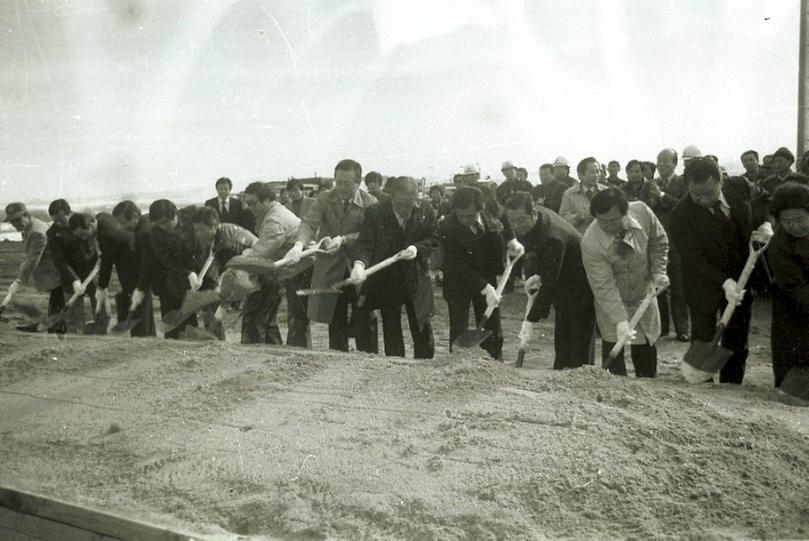 잠실 호수 정비 착공식