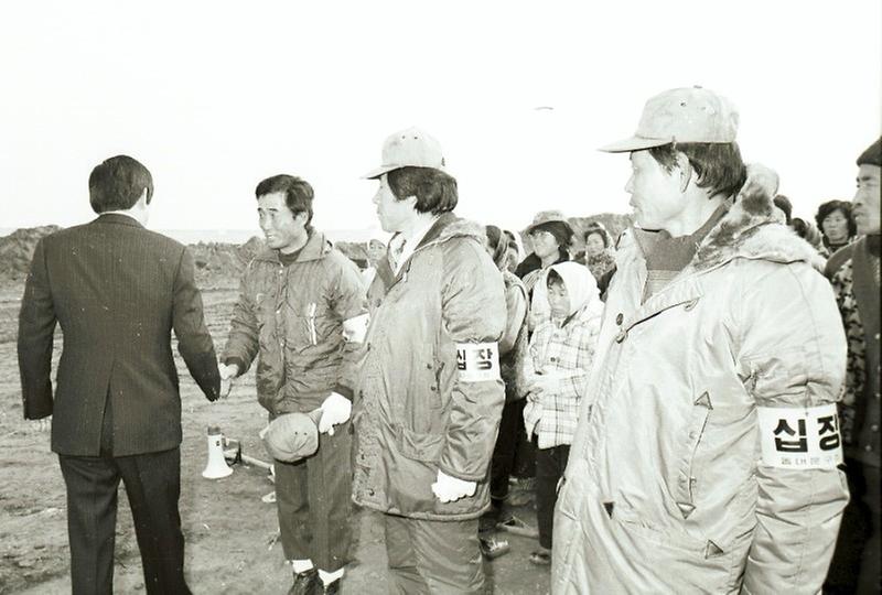 정상천 서울시장, 탄천 제방 축조공사시찰