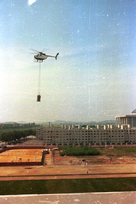 민방위 헬기 인명구조 훈련