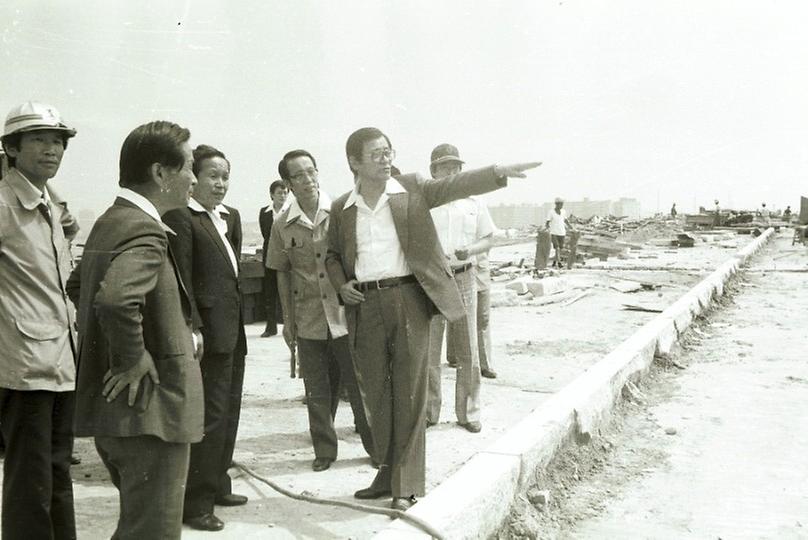 김포공항 입구-신월동 도로 준공식