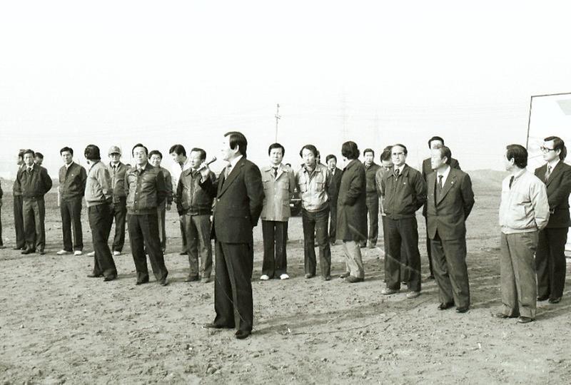 정상천 서울시장, 탄천 제방 축조공사시찰