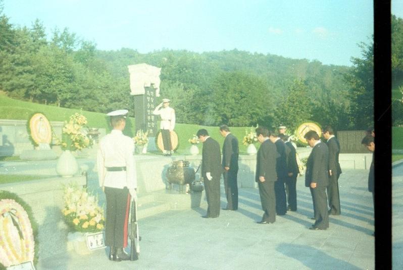 박영수 서울시장, 국립묘지 참배