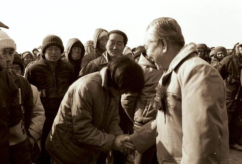 난지도-행주산성간 제방축조 기공식