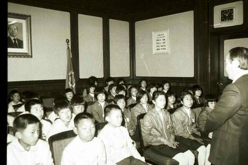 곶리도 국민학교 어린이, 청와대 초청