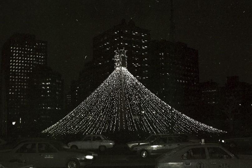 서울시청 앞 대형 크리스마스 트리 점등