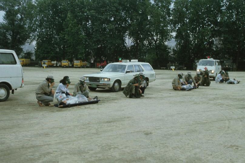 전국에서 실시된 민방위 훈련의 모습