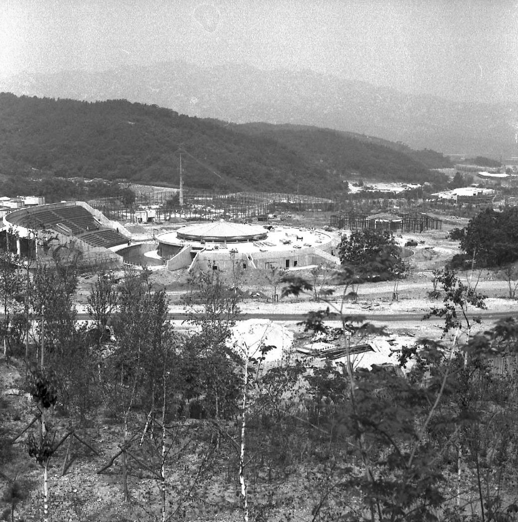 서울종합운동장 지붕덮기 본격 착공