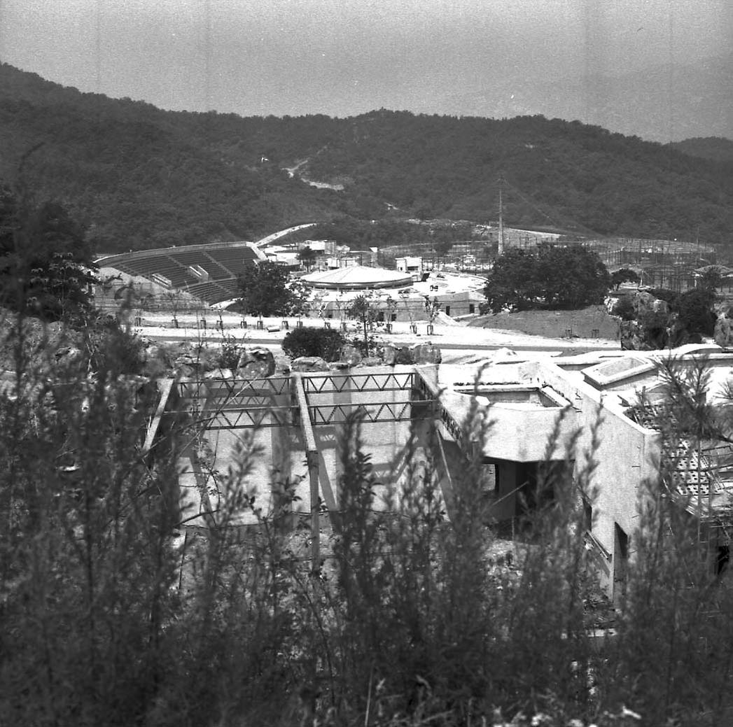 서울종합운동장 지붕덮기 본격 착공