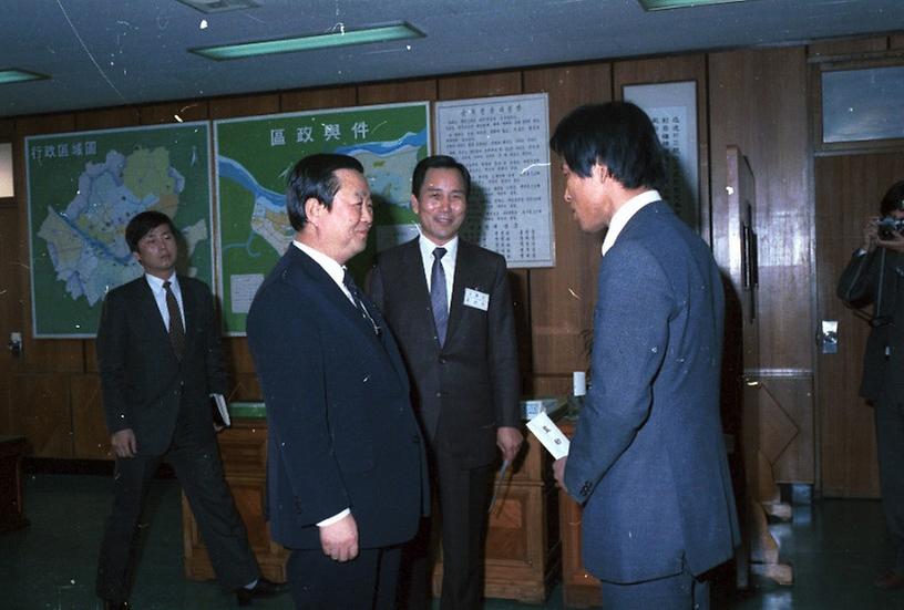 염보현 시장, 각 구청 업무 순시