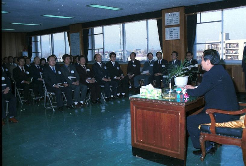 염보현 시장, 각 구청 업무 순시