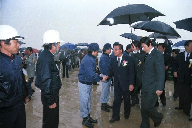 탄천 하수처리장 기공