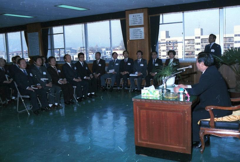 염보현 시장, 각 구청 업무 순시