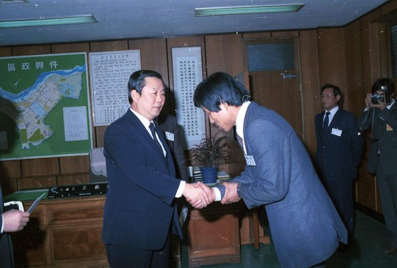 염보현 시장, 각 구청 업무 순시