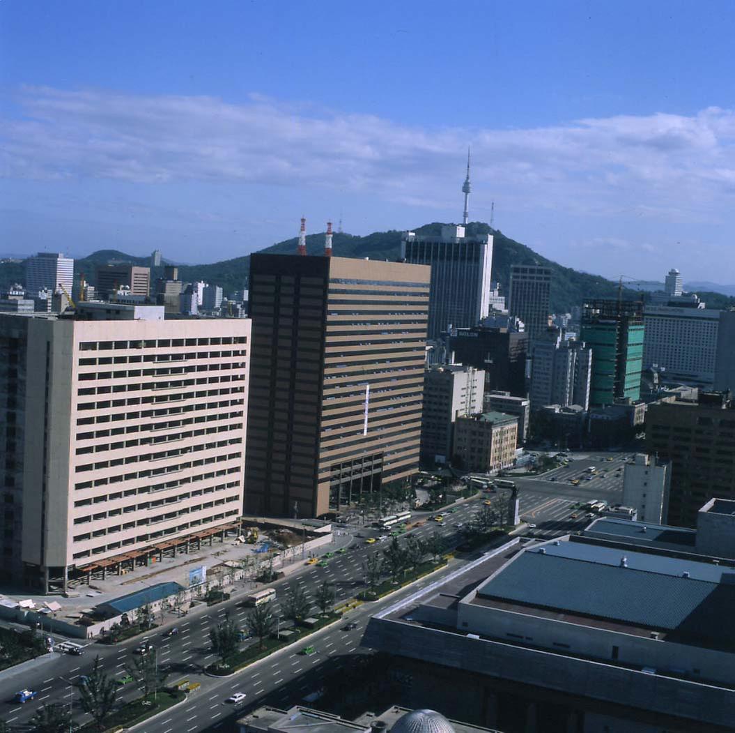 서울 시내 전경 모습