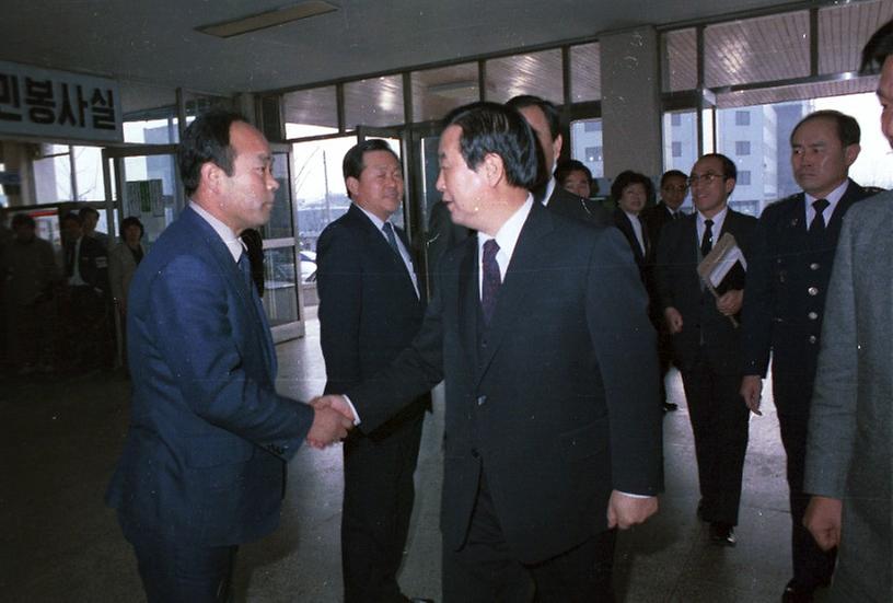 염보현 서울시장, 각 구청 시찰