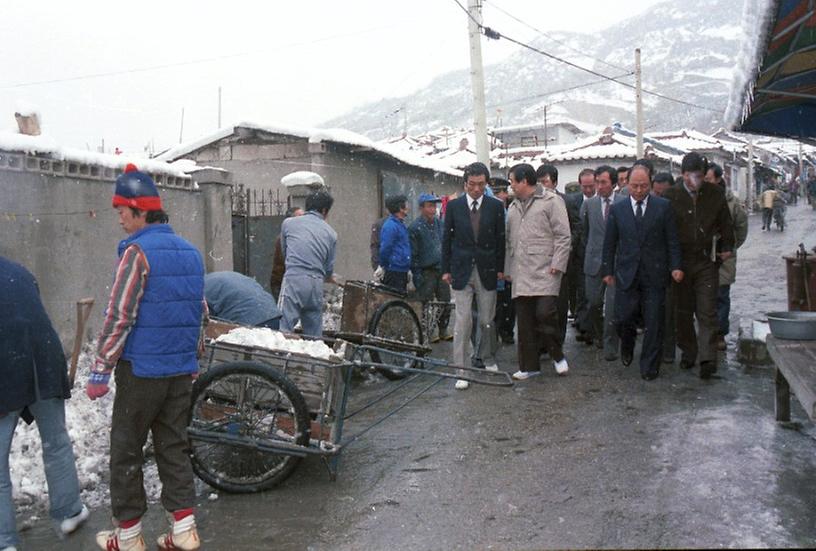 염보현 서울시장, 상계 4동 시찰