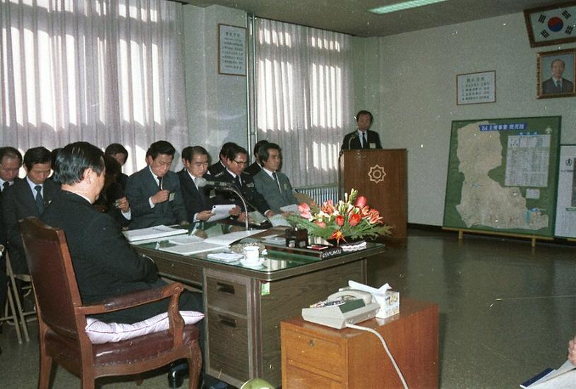 염보현 서울시장, 각 구청 시찰