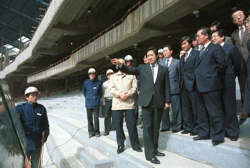 진의종 국무총리, 공사 현장 시찰