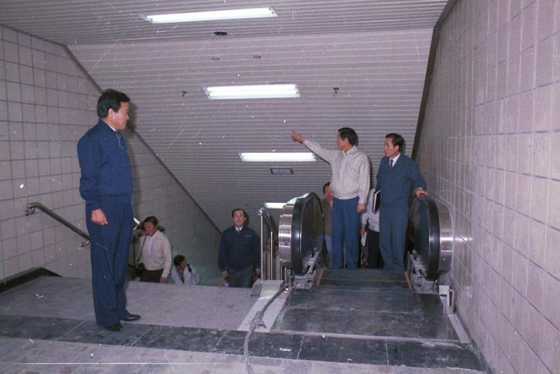 이상연 서울 부시장, 서울 지하철 시승 및 시찰