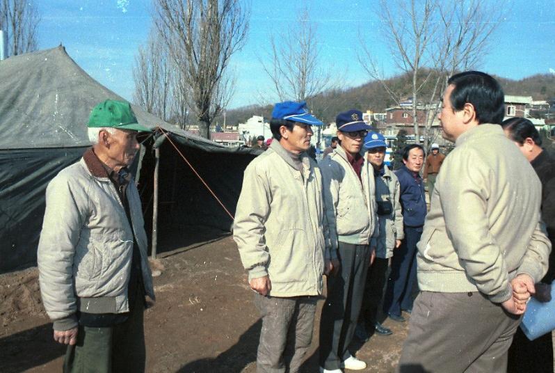 염보현 서울시장, 월동기 취로 하수도 준설