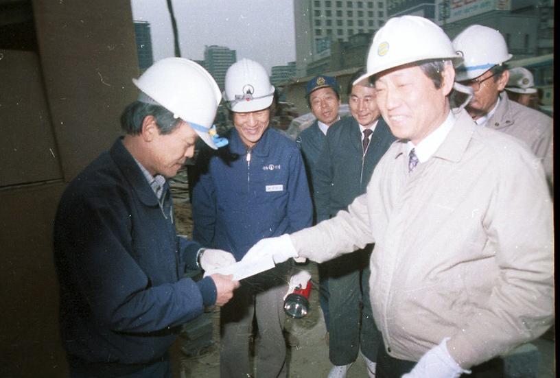 이상연 서울시 부시장, 서울 지하철 공사 현장 시찰