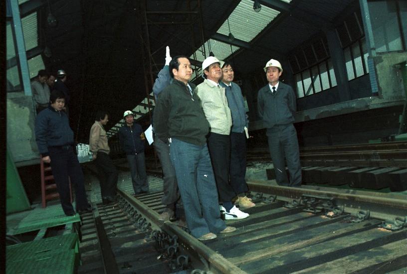 이상연 서울시 부시장, 서울 지하철 공사 현장 시찰