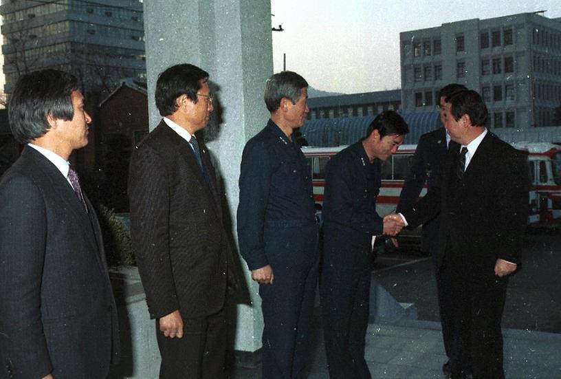 염보현 서울시장, 각 구청 시찰