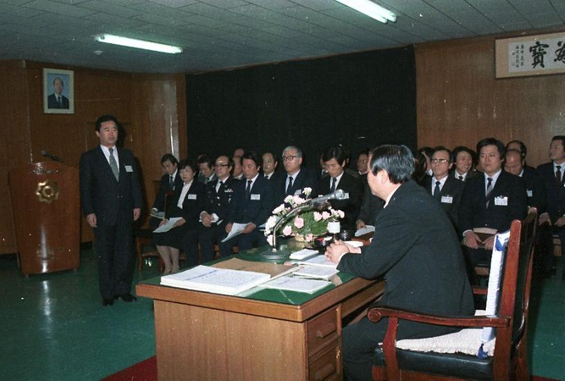 염보현 서울시장, 각 구청 시찰