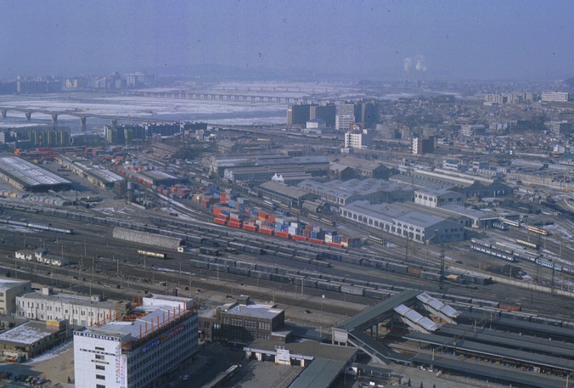 1984년 서울시내 공사 현장