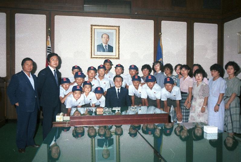 리틀야구 한국대표선수단, 서울시청 방문