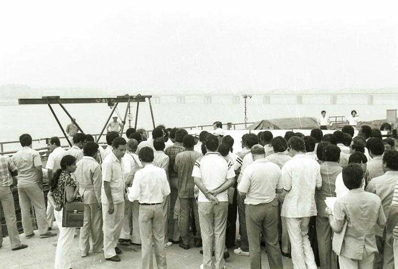 외국인 연수단, 한강개발 시찰