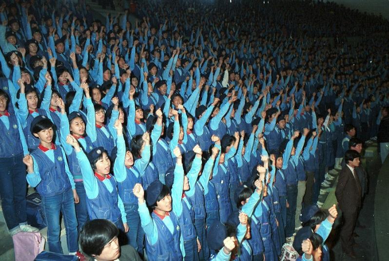 서울시장, 서울지역 청소년 연맹 발대식 참여