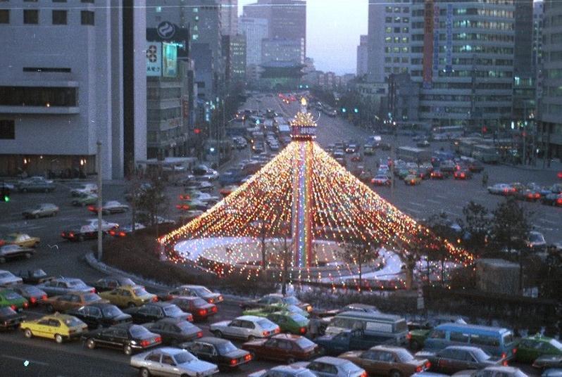 시청 앞광장 크리스마스 트리 점등