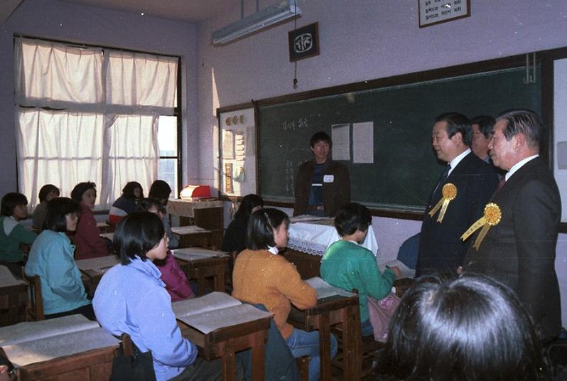 서울시장, 고입 고사장 방문