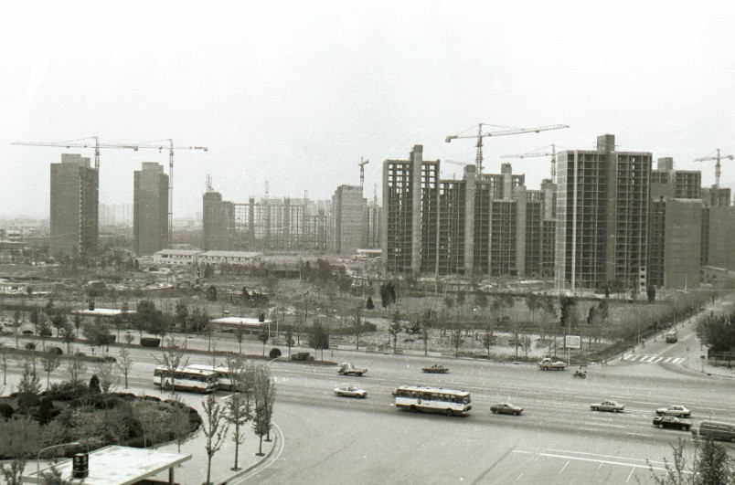 1988년 서울 올림픽 경기장 공사현장 모습